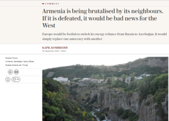 Հայաստանը ենթարկվում է հարձակման իր հարևանների կողմից. նրա պարտությունը վատ նորություն կլինի Արևմուտքի համար. The Telegraph