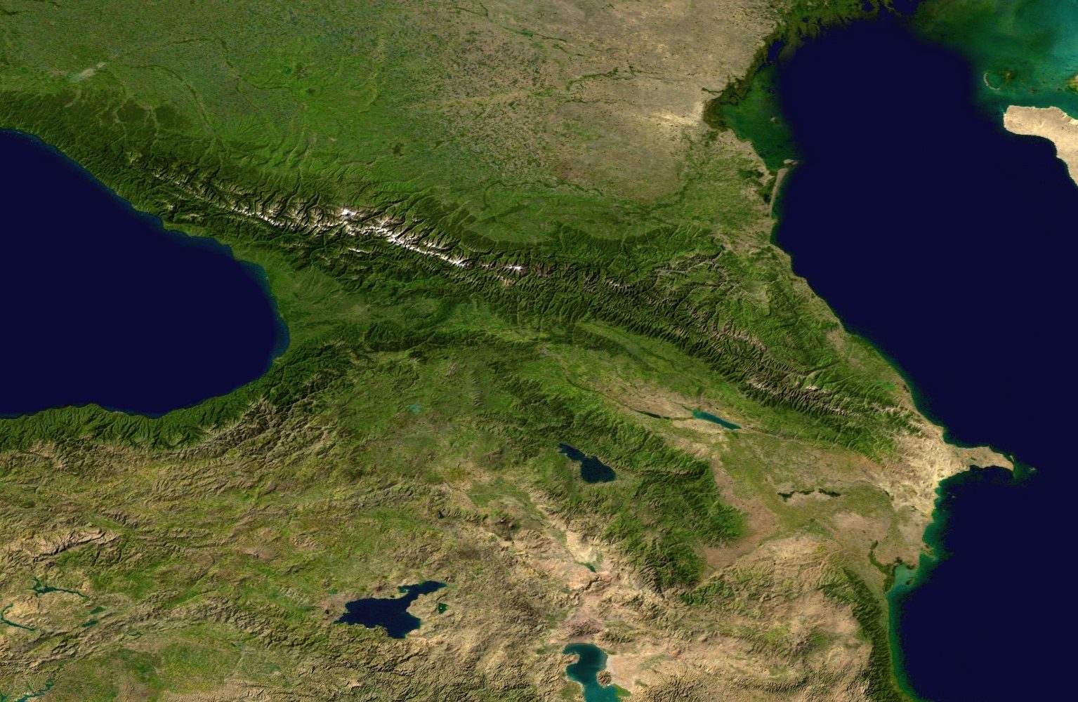 South_Caucasus_Satellite_Image