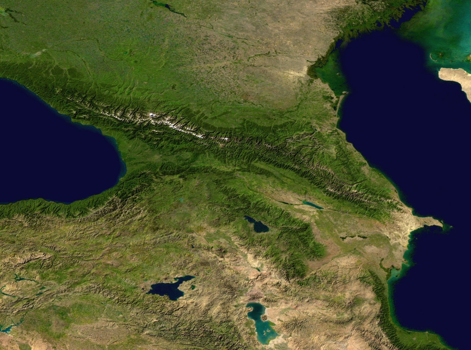South_Caucasus_Satellite_Image