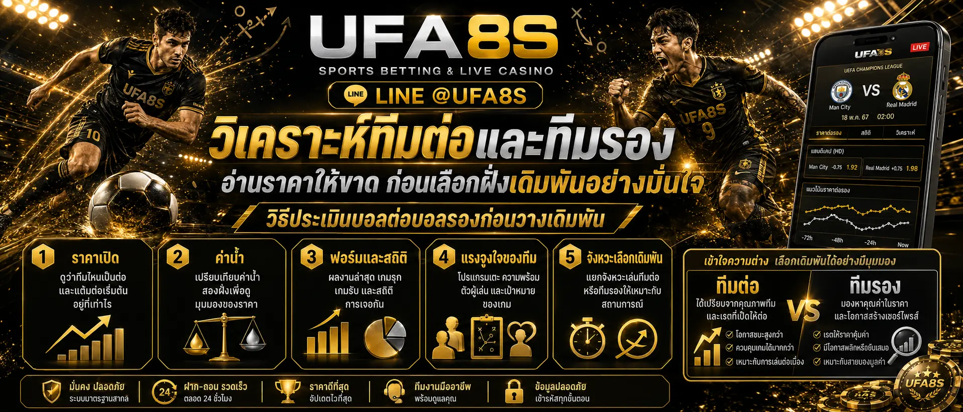 วิเคราะห์ทีมต่อและทีมรอง